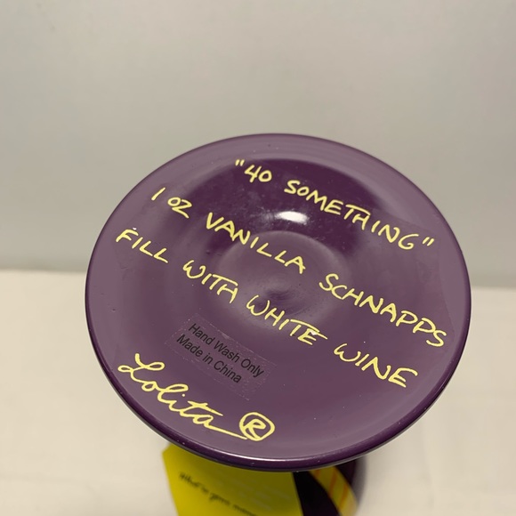 NIB Lolita “40 Something” Wine Glass (FIRM) - Picture 6 of 7